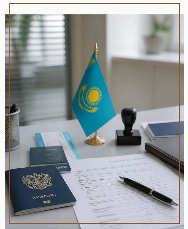 Оформление визы в Казахстан для поездки и работы в Набережных Челнах